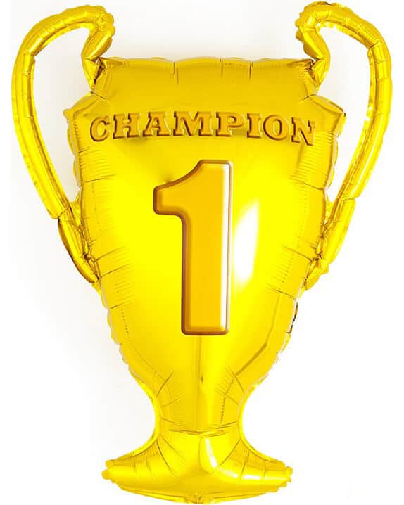 15534_Шар_(28_71_см)_Фигура_Кубок_Чемпиона_Золото_1_шт